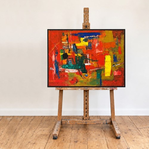 Martin Walton, Large Modernist Abstract Oil Painting
