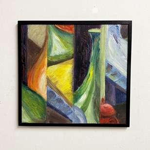 Mid-Century Modernist Abstract Stil...