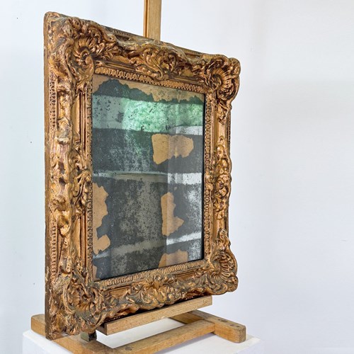 19Th Century Papier Mache Framed Mirror