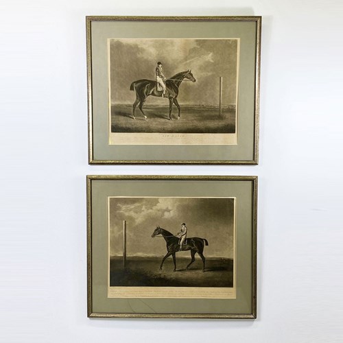 Pair Of 19Th Century Racehorse Prints