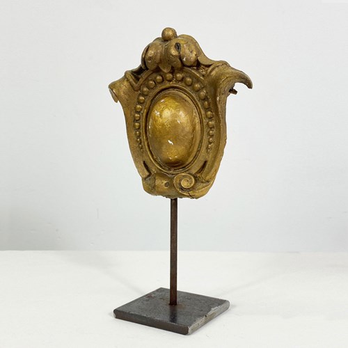 19Th Century Gilt Carving On Stand
