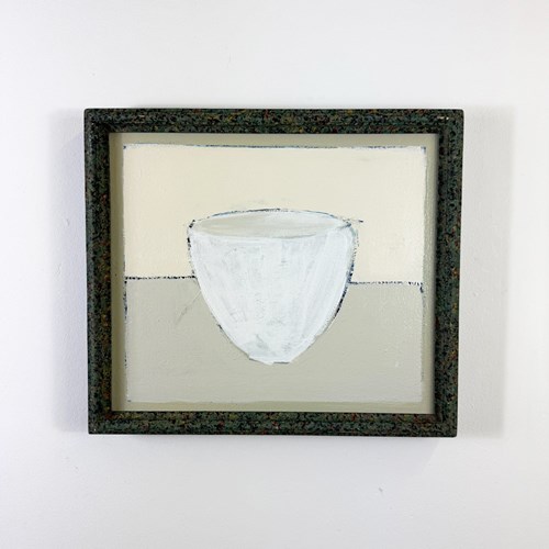 Terence R. Wood, Vintage Scandinavian Minimalist Oil Painting