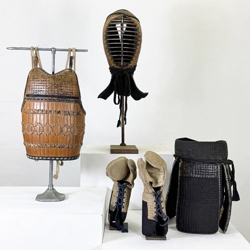 Vintage Japanese Youth Kendo Armour Set – WWII / Early Showa Era