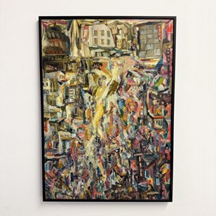 Swedish Mid Century Abstract Impast...