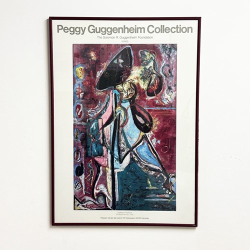 Jackson Pollock Vintage 1980'S Exhibition Poster - The Moon Woman