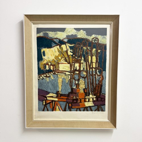 Jef Friboulet Signed Large Lithograph - Original Artwork