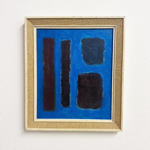 Geoffrey Bargery Original Modernist Abstract Oil Painting 