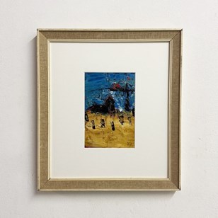 Vintage Original Abstract Landscape...