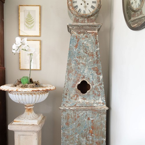Antique 19th century Swedish mora clock
