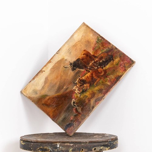 Early 20Th Century Landscape Oil On Canvas