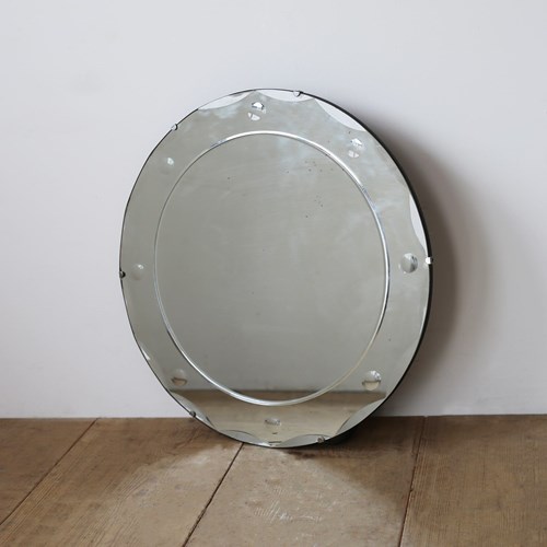 Vintage 1940S Circular Mirror