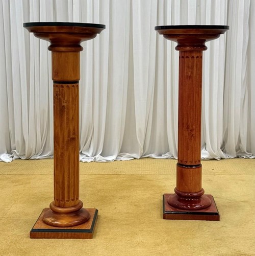 Midcentury Wood Columns 