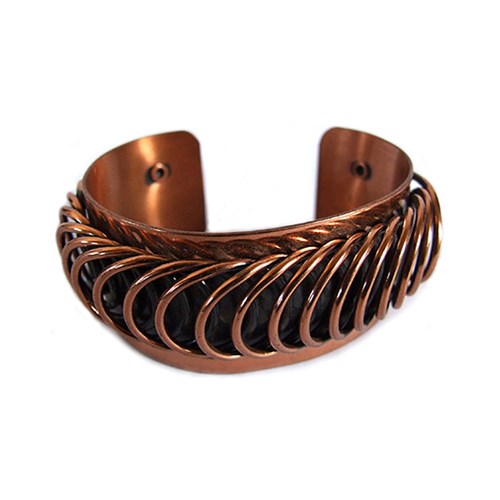 1960S Copper Renoir Coil Bracelet