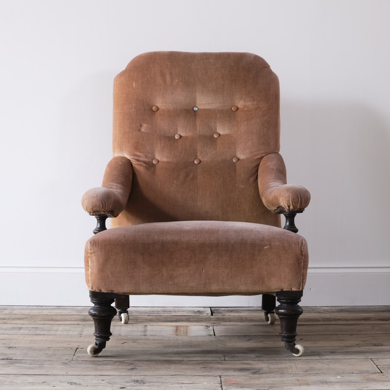 Petite 19Th Century Open Armchair-desired-effect-antiques-19th-century-petite-open-armchair-in-velvet-1-main-638372227787080132.jpg