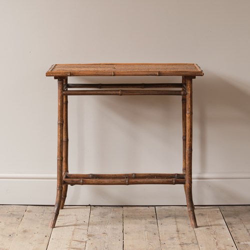 Early 20Th Century Bamboo Side Table