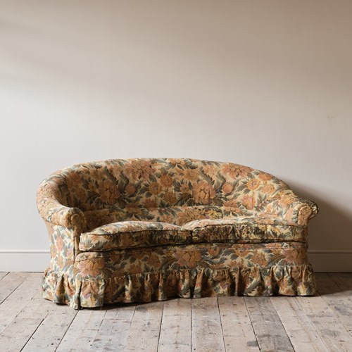 20Th Century Curved Country House Sofa