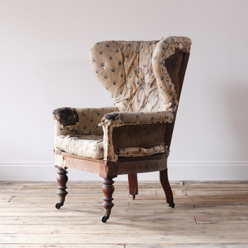 An Early 19Th Century Barrel Back Armchair-desired-effect-antiques-early-19th-century-barrel-back-armchair-in-ticking-1-1-main-638366984889261774.jpg