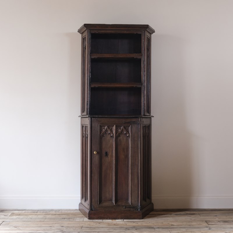 18Th Century Gothic Oak Cupboard-desired-effect-antiques-gothick-oak-cupboard-1-main-638367155522104333.jpg