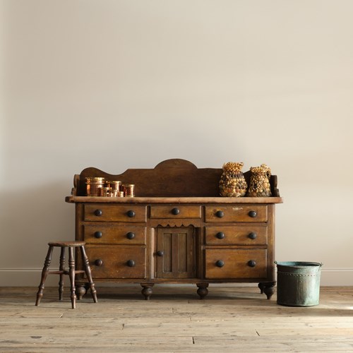 19Th Century Kitchen Dresser In Original Paint