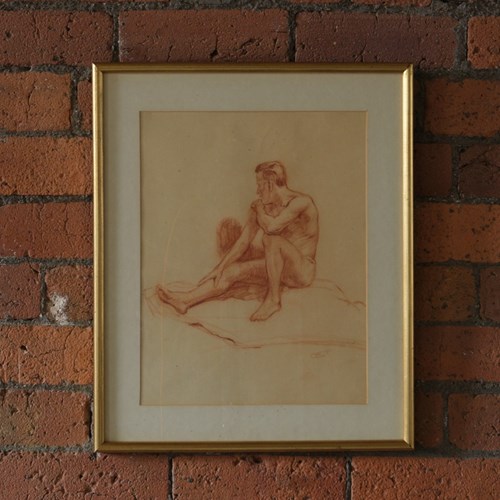 20Th Century Male Nude Study