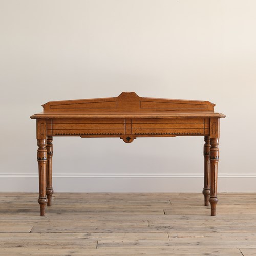 19Th Century Gothic Revival Oak Side Table