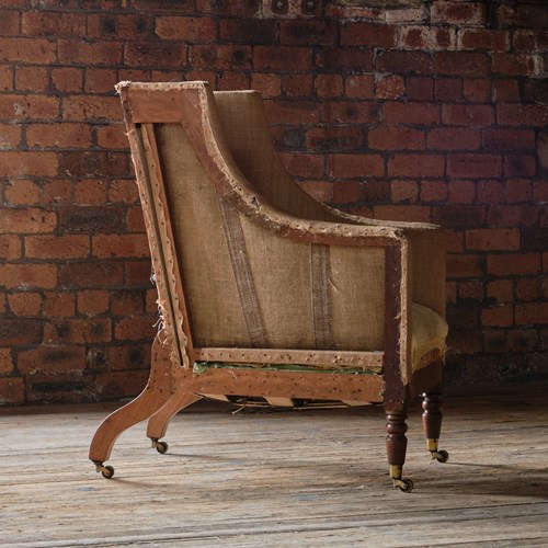 Antique Georgian Country House Armchair