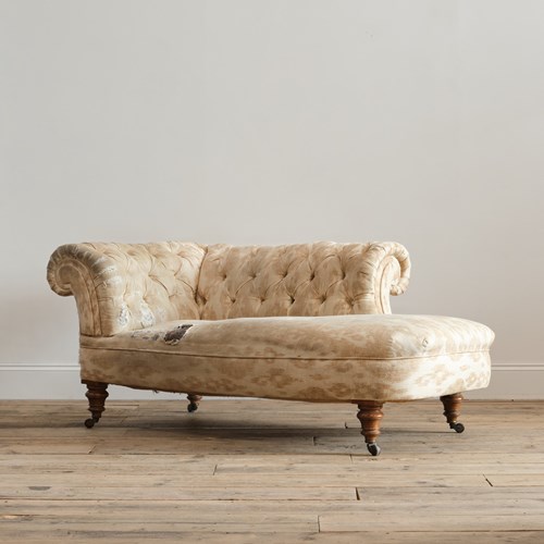 19Th Century Chesterfield Chaise Longue By Jas Shoolbred