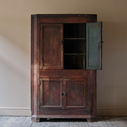 Georgian Corner Cupboard In Paint