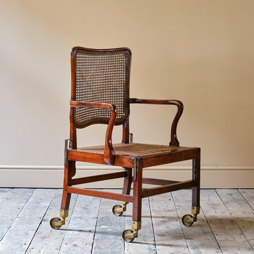 Late 18Th Century Sedan Open Armchair C1780