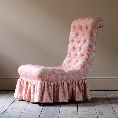 Mid 19Th Century Gillows Slipper Chair