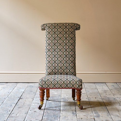 19Th Century Side Prayer Chair