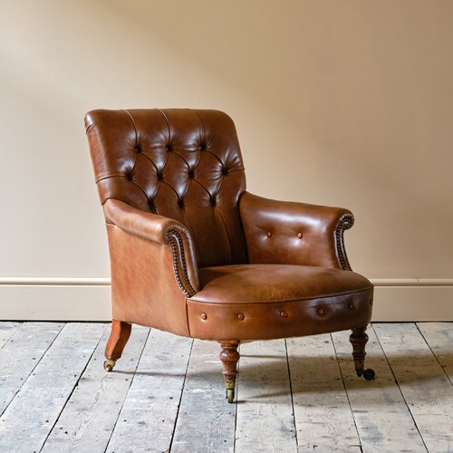 Mid 19Th Century Howard & Sons Armchair