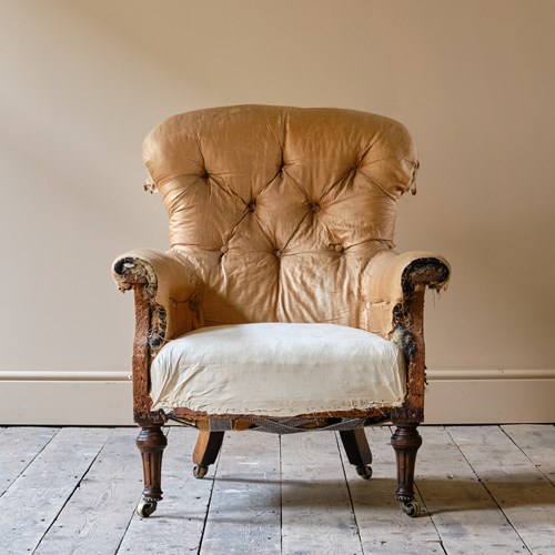 Mid 19Th Century Holland & Sons Armchair C1850