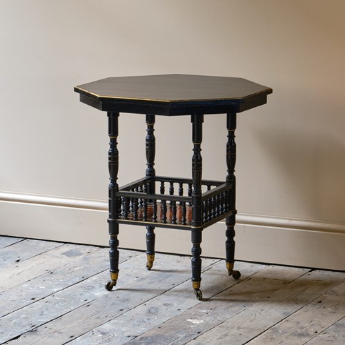 19Th Century Aesthetic Movement Side Table Attributed To Gillows