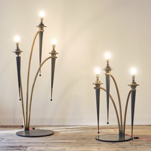 Pair Of French Floor Lamps