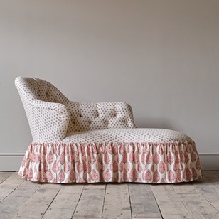 Mid 19Th Century Chaise Longue In T...