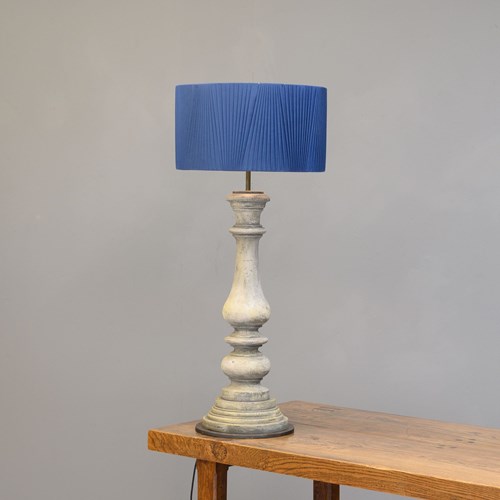 Large Turned Column Lamp