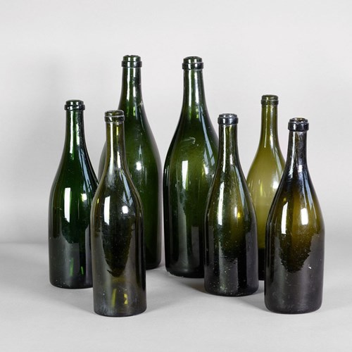 Collection Of Glass Wine Bottles (7)