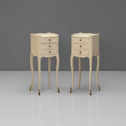 Pair Of Cream Bedsides