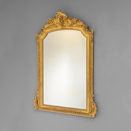 Decorative Overmantel Mirror