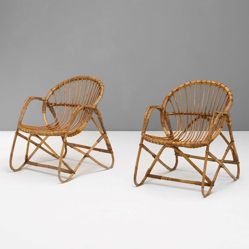 Pair Of Cane Chairs