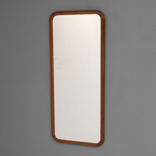 Danish Teak Framed Mirror