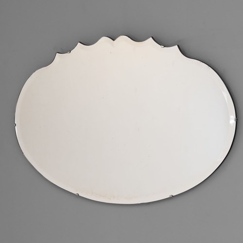 Frameless Oval Mirror
