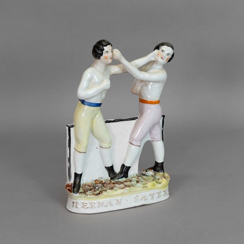 Heenan & Sayers Staffordshire Figure