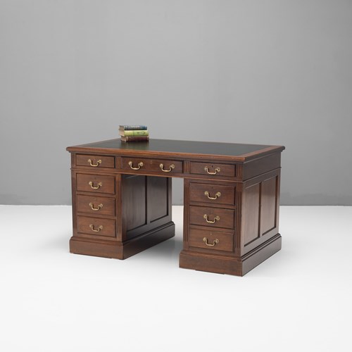 Mahogany Pedestal Desk