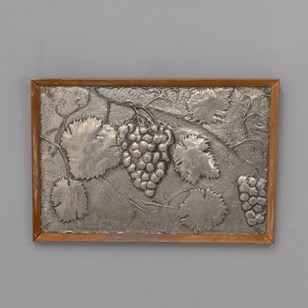 Decorative Pewter Panel