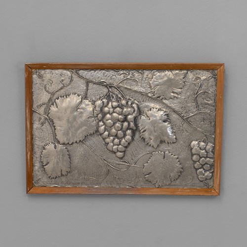 Decorative Pewter Panel