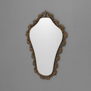 Brass Framed Mirror