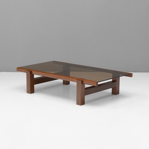 Brutalist Mid-Century Coffee Table
