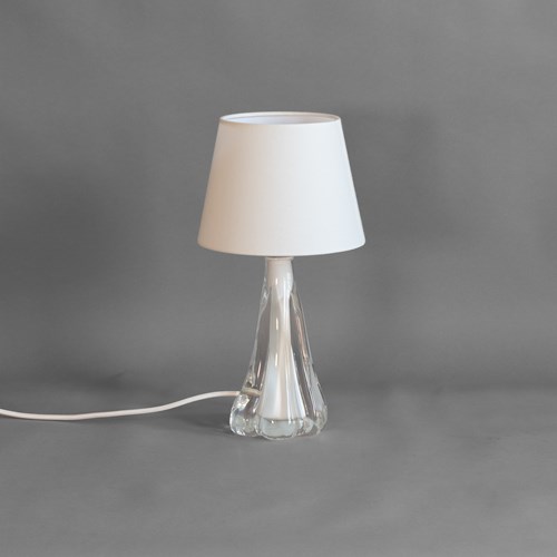 Swedish Glass Table Lamp